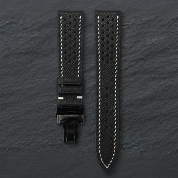 Small Racing Epsom Leather Watch Strap - Handmade