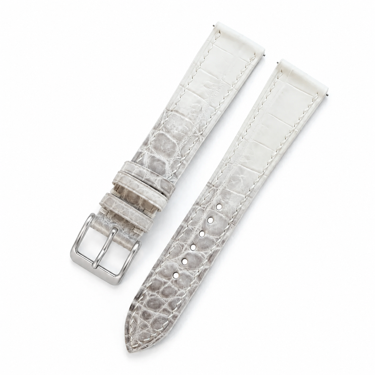 Himalayan Alligator Leather Watch Strap - Handmade