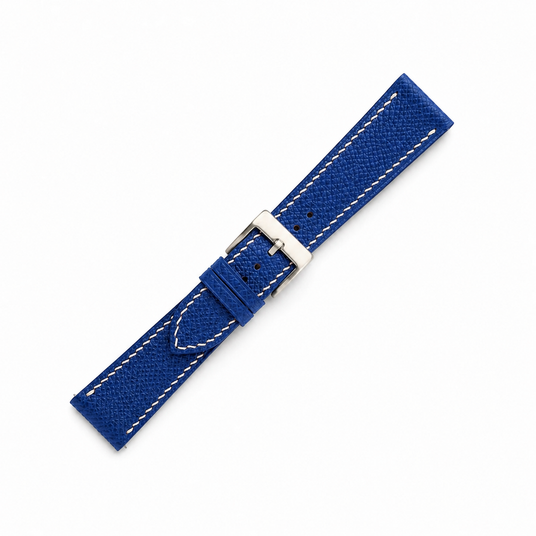 Blue Epsom Leather Watch Strap - Handmade
