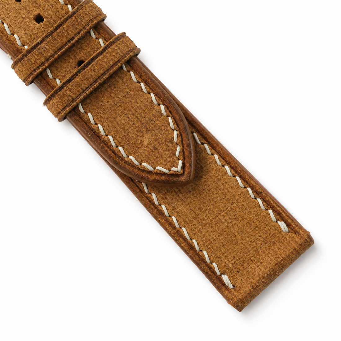 Tan Babele Leather Watch Strap - Handmade