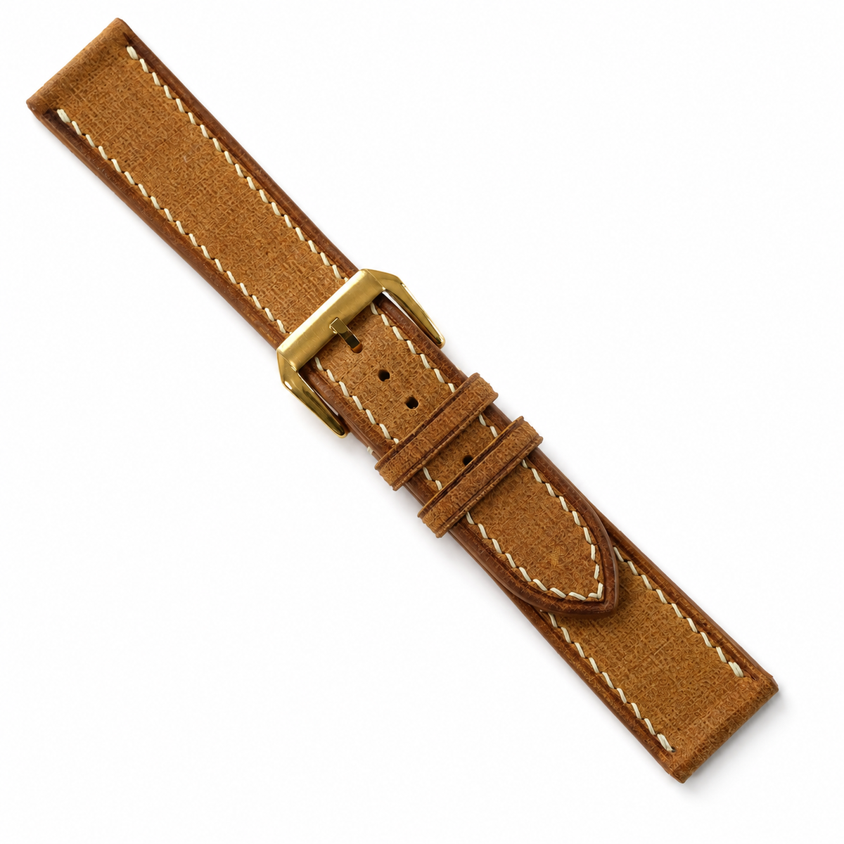Tan Babele Leather Watch Strap - Handmade
