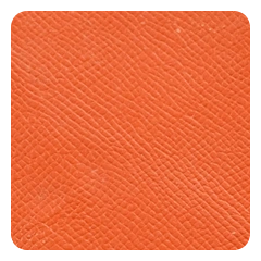 Orange Epsom leather