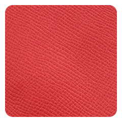 Red Epsom leather
