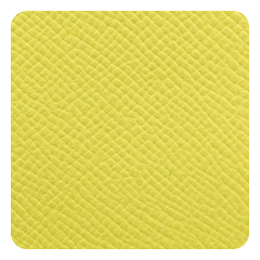 Yellow Epsom leather